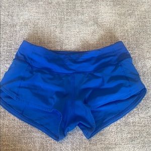 Lululemon 2.5 speed up shorts